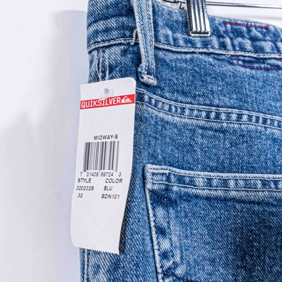 Quiksilver Jeans QuikJean Relaxed Straight Surf Skate 32 x 30 Y2K Baggy - Picture 9 of 12